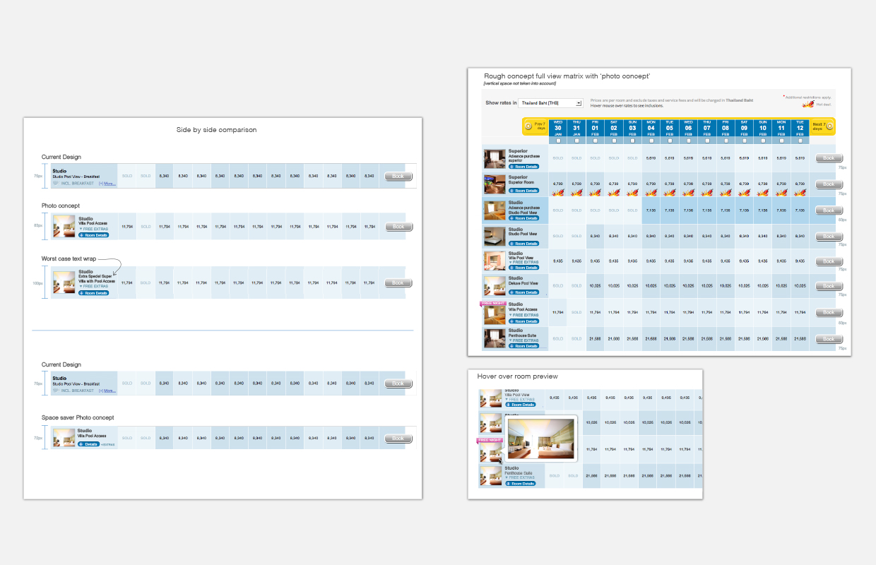 Booking UX example