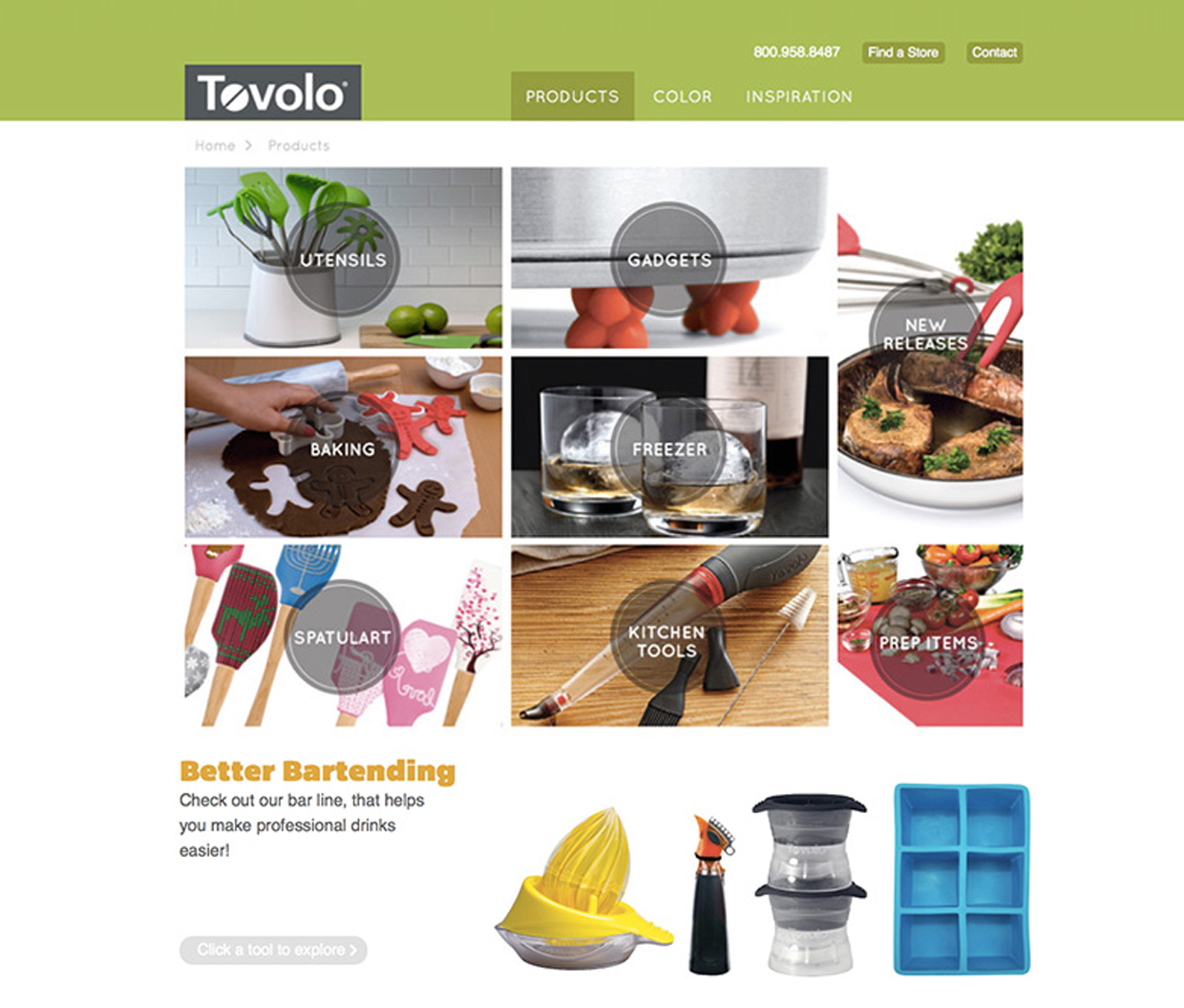 Tovolo Product page design
